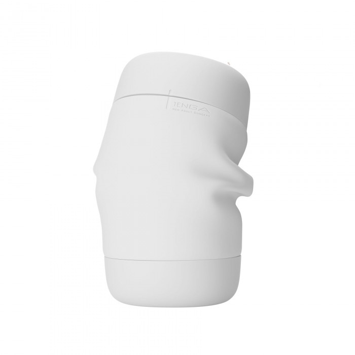 Мастурбатор TENGA PUFFY SUGAR WHITE, ультрамягкий материал, многоразовый, сквозной