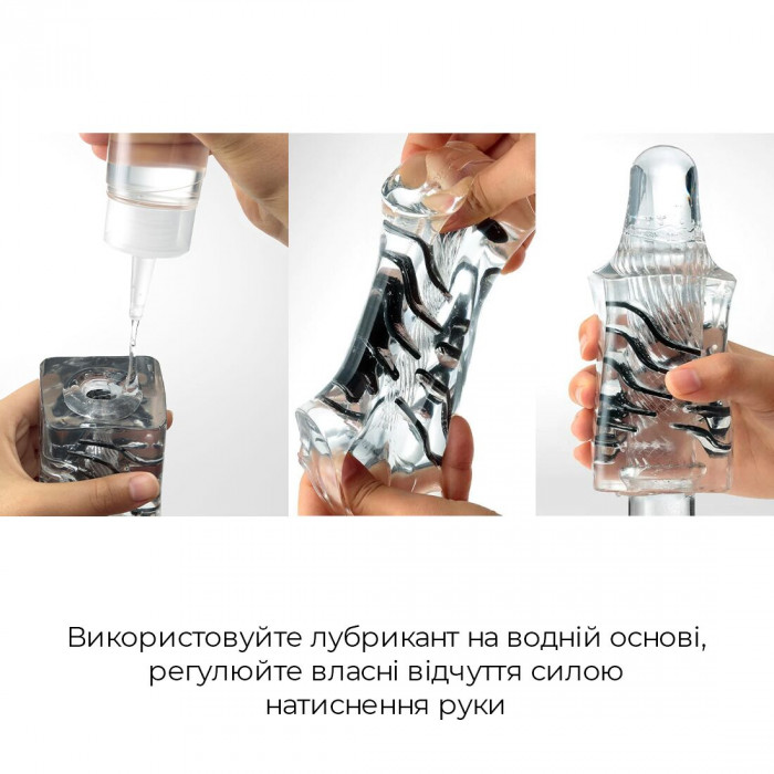 Мастурбатор Tenga Crysta Ball, унікальний рельєф, стимулювальні щільні кульки, прозорий матеріал