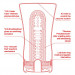 Мастурбатор Tenga US Soft Tube Cup (м’яка подушечка велика), стискальний, суперпотужне всмоктування