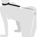 Анальний гак із нашийником з натуральної шкіри Art of Sex - Anal hook, Чорний