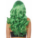 Волнистый парик Leg Avenue Misfit Long Wavy Wig Green, длинный, реалистичный вид, 61 см