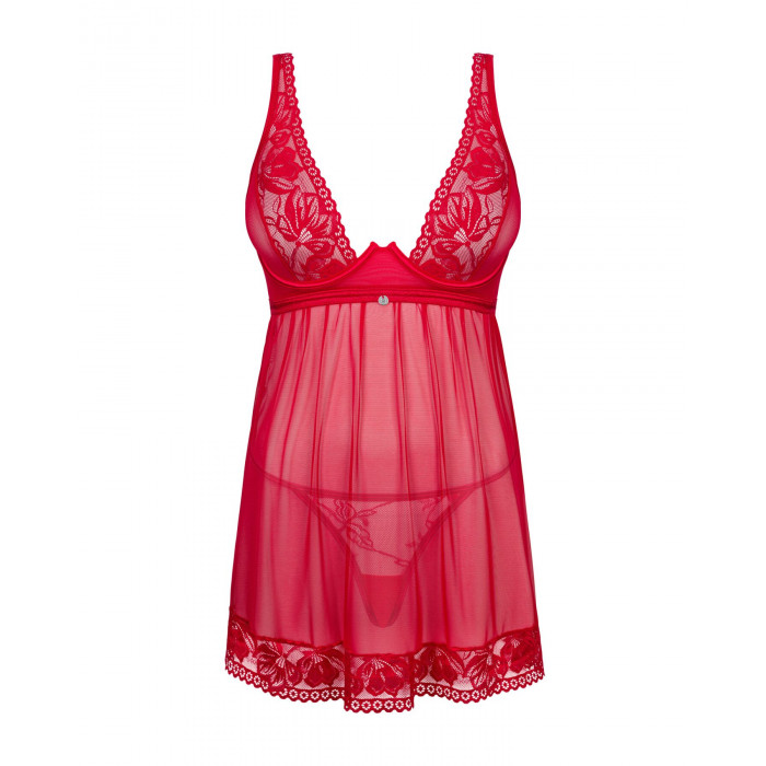 Obsessive Lacelove babydoll & thong XL/2XL