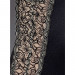 Сорочка приталенная с чашечками MONTANA CHEMISE black XXL/XXXL - Passion Exclusive, трусики