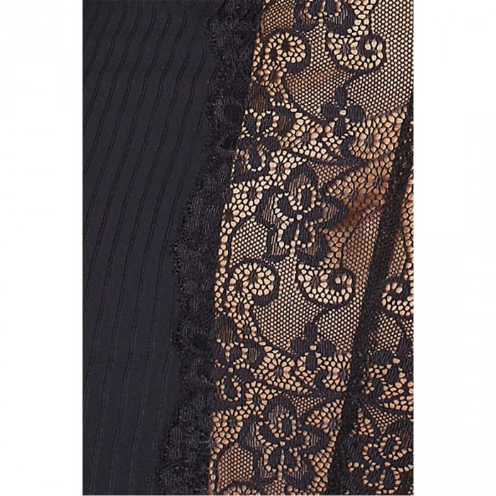 (SALE) Сорочка приталена з чашечками ZOJA CHEMISE black 4XL/5XL - Passion, трусики