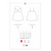 Obsessive 810-BAB-1 babydoll & thong black L/XL