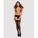 Еротичні наклейки на соски з пензликами Obsessive Tassel nipple covers black, чорні
