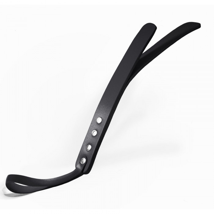 Паддл двухслойный Feral Feelings Leather Mini Paddle Black, натуральня кожа, black