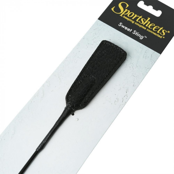 Шлепалка с минихлопушкой Sportsheets Sweet Sting Crop
