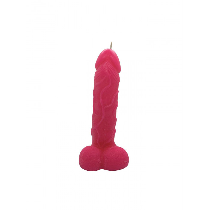 Свеча в виде члена Чистый Кайф Pink size L, для возбуждающей атмосферы