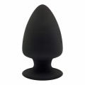 Анальная пробка SilexD (Model 1 size L), двухслойная, силикон+Silexpan, диаметр 7,5 см