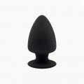 Анальна пробка SilexD (Model 1 size S) двошарова, силікон + Silexpan, діаметр 5 см