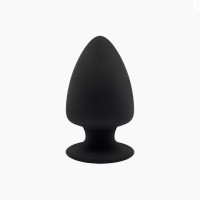 Анальна пробка SilexD (Model 1 size S) двошарова, силікон + Silexpan, діаметр 5 см