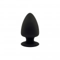 Анальная пробка SilexD (Model 1 size XS) двухслойная, силикон+Silexpan, диаметр 4,5см