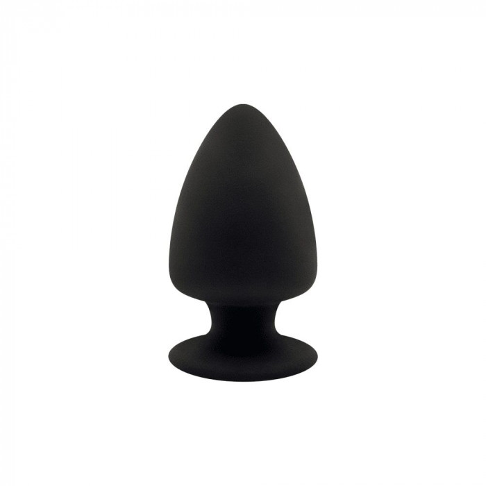 Анальная пробка SilexD (Model 1 size XS) двухслойная, силикон+Silexpan, диаметр 4,5см