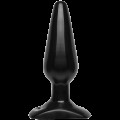 Анальна пробка Doc Johnson Smooth Classic Medium - Black, макс. діаметр 3,8 см