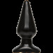 Анальна пробка Doc Johnson Smooth Classic Large - Black, макс. діаметр 5,7 см
