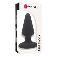 Анальна пробка Dorcel Best Plug L м'який soft-touch силікон, макс. діаметр 5,1 см