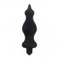 Анальна пробка з вібрацією Adrien Lastic Bullet Amuse Black, макс. діаметр 3,9 см