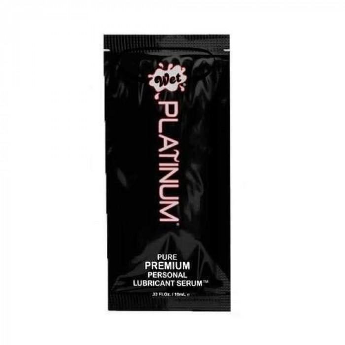 ПРОБНИК Лубрикант на силиконой основе WET Platinum Premium 10 мл