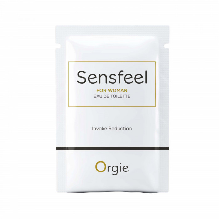 ПРОБНИК Женская туалетная вода Orgie SENSFEEL + афродизиак, 1 мл