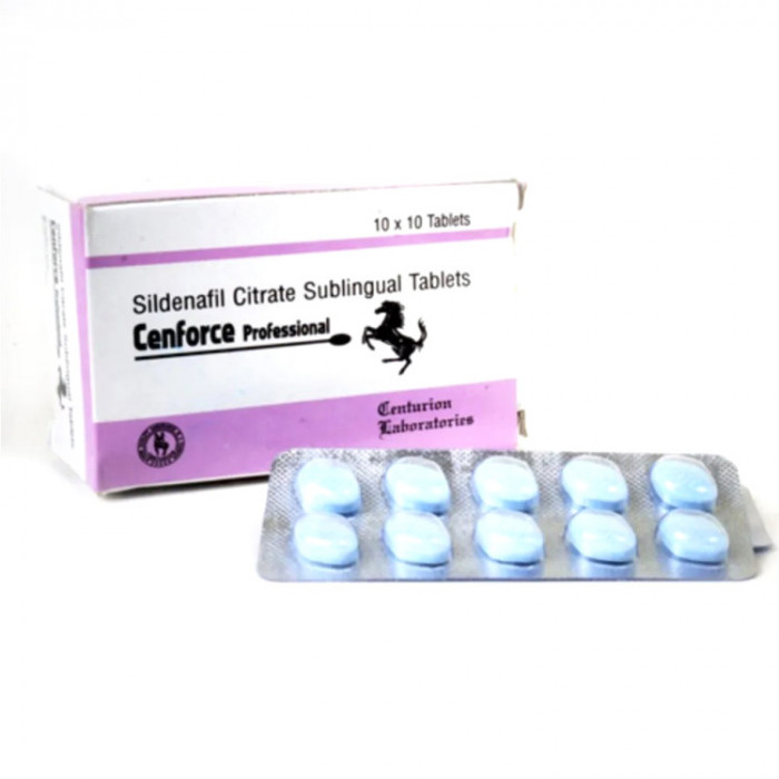 Ценфорс профешнл (Cenforce Professional) 100 мг 10 таблеток (1 блистер)