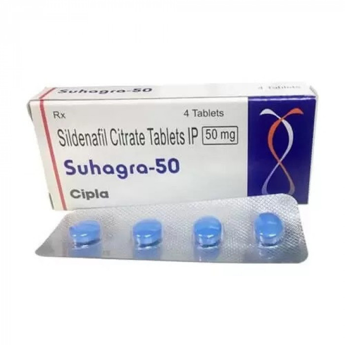 Сухагра (Suhagra) 50 мг 4 таблетки (1 блистер)