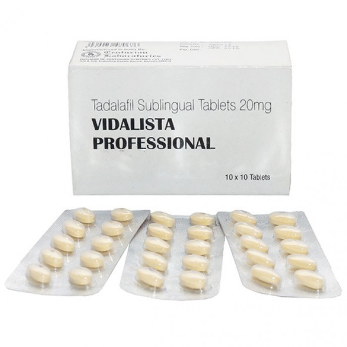 Видалиста Профешнл (Vidalista Professional) 20 мг 10 таблеток (1 блистер)