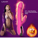 Вібратор-пульсатор Leten Automatical Thrusting Vibrator з підігрівом, що перезаряджається, 10 режимі