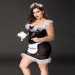 Костюм горничной JSY «Послушная Эльма» Plus Size Black, платье, передник, головной убор горничной