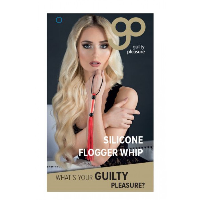 Флогер GP SILICONE FLOGGER WHIP RED