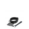 Ошейник с поводком SINFUL BLACK COLLAR