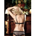 Бюстгалтер Black Bra With Transparent Stripes, 34C