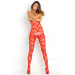 Комбінезон STRAPPED UP SHEER RED