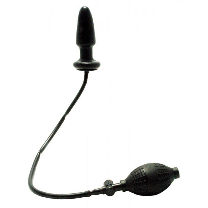 Анальна пробка з вібрацією та накачуванням Fanny Hill''s Black Buttplug