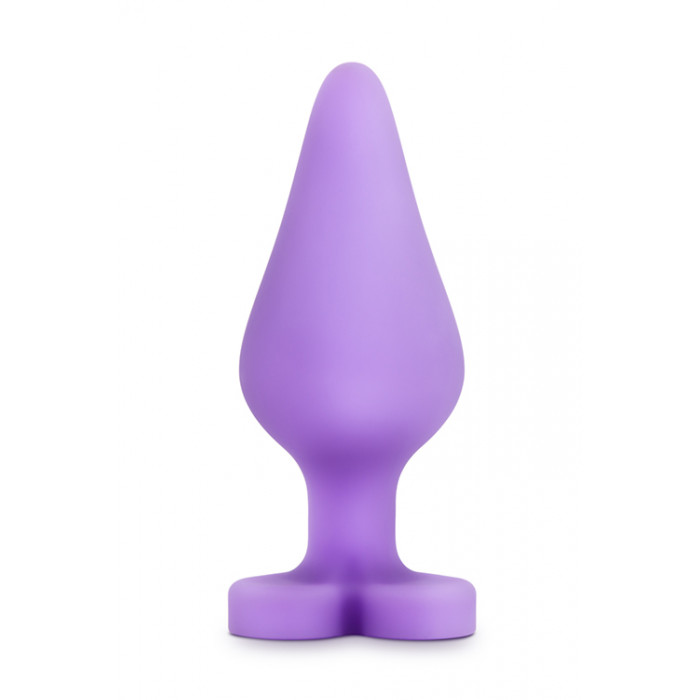 Анальна пробка PLAY WITH ME CANDY HEART FUCK ME PURPLE