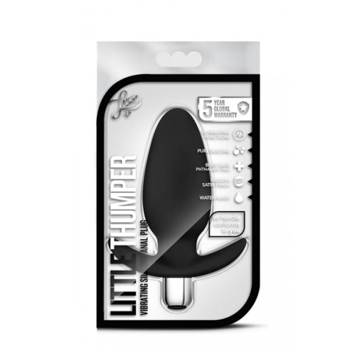 Анальна пробка LUXE LITTLE THUMPER, BLACK