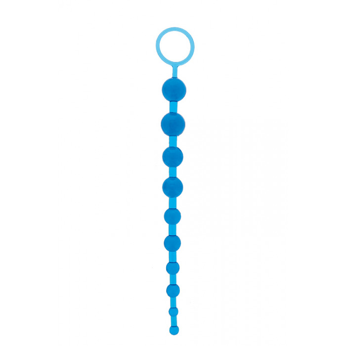 Анальная цепочка Oriental Jelly Butt Beads 10.5, BLUE
