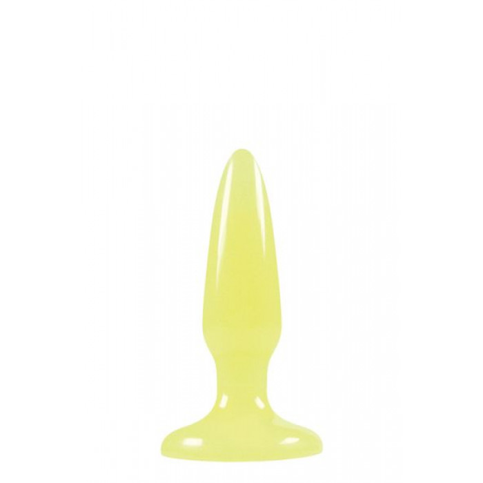 Анальная пробка FIREFLY PLEASURE PLUG MINI YELLOW