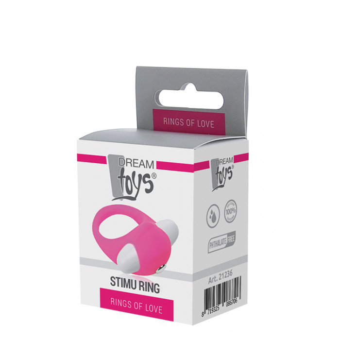 Эрекционное кольцо LIT-UP SILICONE STIMU RING 6 PINK