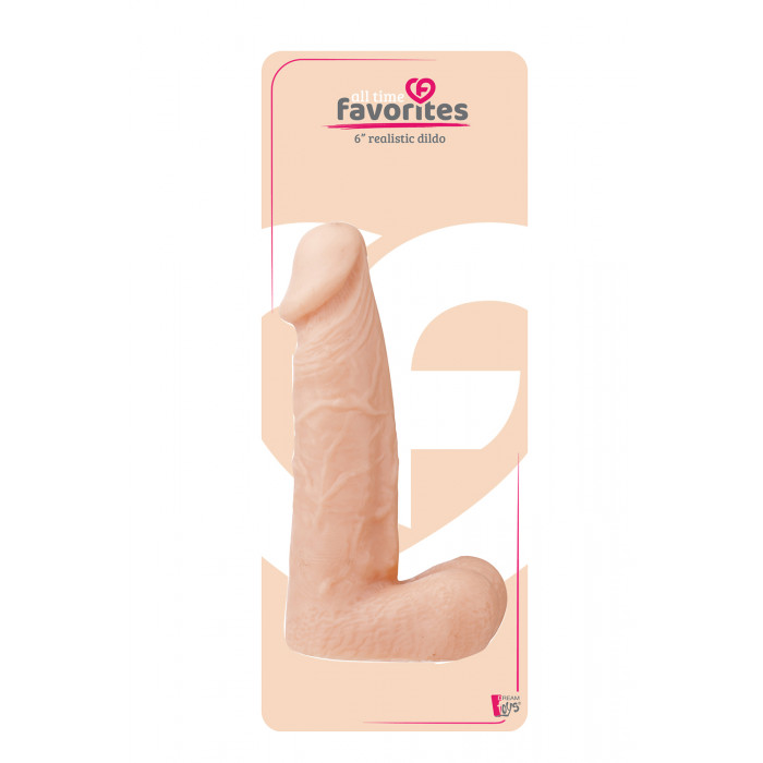 Фалоімітатор XSKIN 6 PVC DONG, FLESH