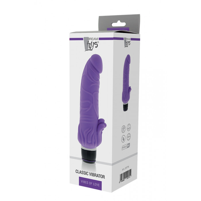 Вібромасажер PURRFECT SILICONE CLASSIC 7inch, PURPLE