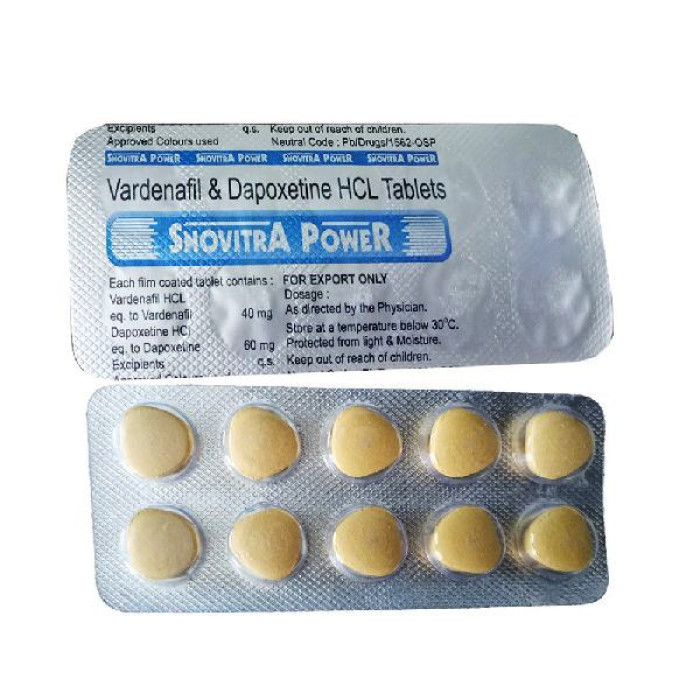 Сновитра Павер (Snovitra Power) 40 мг + 60 мг 10 таблеток