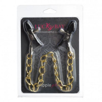 Затискачі на соски Nipple play Long Chain, Gold