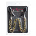 Затискачі на соски Nipple play Long Chain, Gold