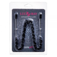 Затискачі на соски Nipple play пінцет Chain Heavy Metall black