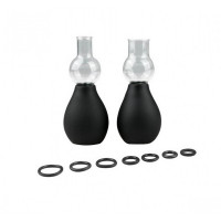 Вакуумні затискачі для сосків EasyToys Black