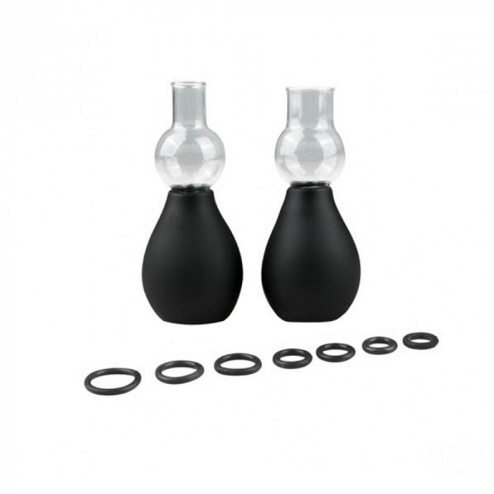 Вакуумні затискачі для сосків EasyToys Black