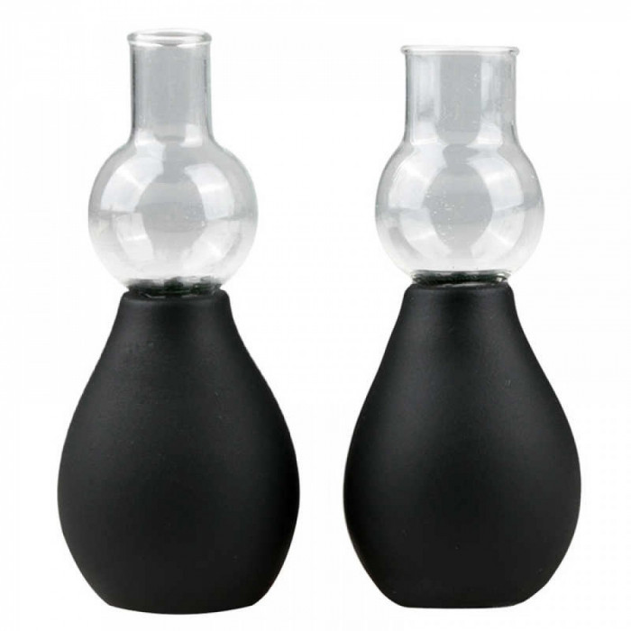 Вакуумні затискачі для сосків EasyToys Black