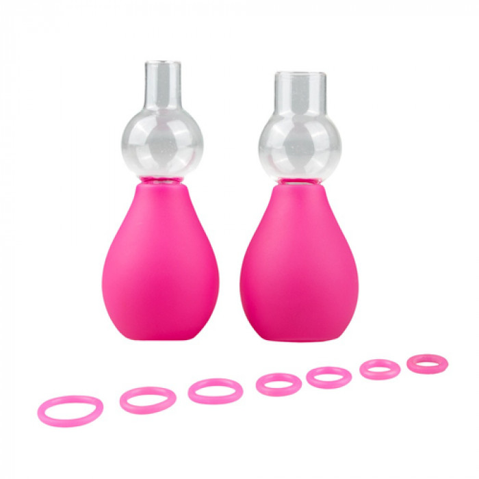 Вакуумные стимуляторы для сосков EasyToys Pink